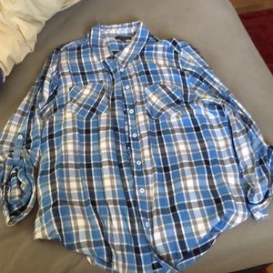Blue Plaid shirt